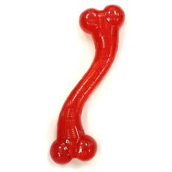 Spot Play Strong For Dog Red TPR S Rubber Bone 1 pk