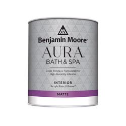 Benjamin Moore Aura Bath &amp; Spa Matte Base 4 Paint Interior 1 qt