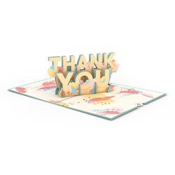 Lovepop Artistic Thank You Pop-Up Greeting Card