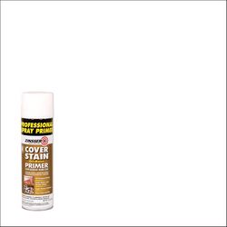 Zinsser Cover Stain White Flat Oil-Based Alkyd Spray Primer and Sealer 16 oz