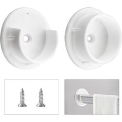 Knape & Vogt Pro 1-3/8 in. L X 1-3/8 in. D Powder Coated Plastic Rod Socket
