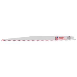 Milwaukee Sawzall 12 in. Bi-Metal Thin Kerf Reciprocating Saw Blade 5 TPI 5 pk