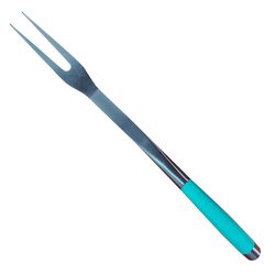 Toadfish Blue/Silver Grilling Fork 1 pk