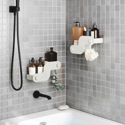 Umbra Ocean Sand Plastic Shower Basket