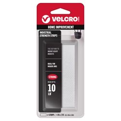 VELCRO Brand Industrial Strength Small Nylon Hook and Loop Fastener 4 in. L 2 pk