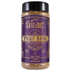 Texas Oil Dust Piggy Bank Pork Rib Rub 10.8 oz