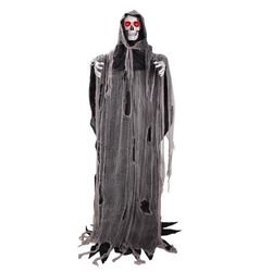 Haunted Hill Farm 7.1 ft. Standing Animated Reaper Animatronic