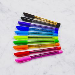 Bazic Products GX9 Black Oil Gel Pen 10 pk