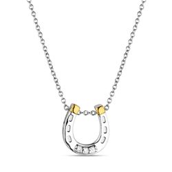 Montana Silversmiths Women's AQHA Lucky Harmony Necklace
