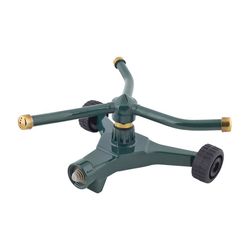 Melnor Metal Wheeled Base 3-Arm Sprinkler 1600 sq ft