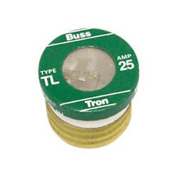 Bussmann 25 amps Time Delay Plug Fuse 4 pk