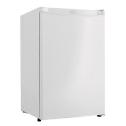 Danby 4.4 ft³ White Stainless Steel Compact Refrigerator 90 W
