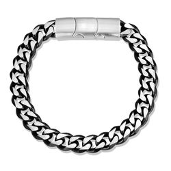 Montana Silversmiths Men's Shadow Cuban Link Bracelet