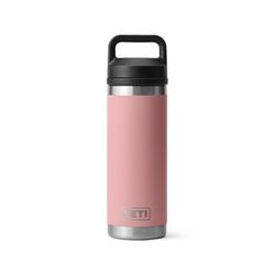 YETI Rambler 18 oz Sandstone Pink BPA Free Bottle with Chug Cap