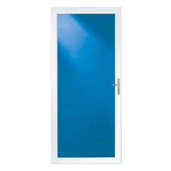 Larson 81 in. H X 36 in. W Aluminum White Full-View Reversible Storm Door