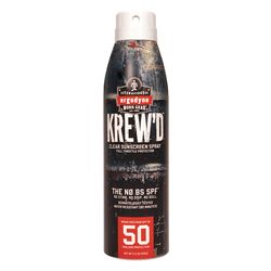 Ergodyne Krew'd White Sunscreen Spray 5.5 oz 12 pk