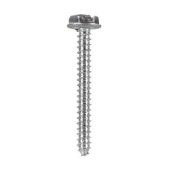 HILLMAN No. 6 Ga. X 1-1/4 in. L Slotted Hex Washer Head Sheet Metal Screws 100 pk