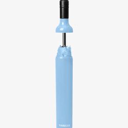 Vinrella Blue Solid 38 in. D Umbrella