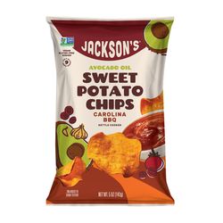 Jackson's Carolina BBQ Kettle Cooked Potato Chips 5 oz Bagged