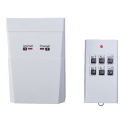 Woods Indoor Wireless Remote Timer 120 volt White