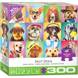 Eurographics Silly Dogs Jigsaw Puzzles Multicolored 300 pc