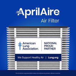 AprilAire 16 in. W X 25 in. H X 4 in. Synthetic Fiber 13 MERV Pleated Air Cleaner Cabinet Air Filter