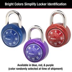 Master Lock 1-7/8 in. W Stainless Steel 3-Dial Combination Combination Padlock