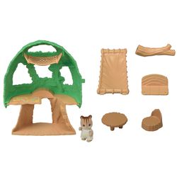 Calico Critters Baby Tree House 9 pc