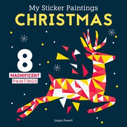 My Sticker Paintings Christmas Sticker Book