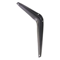 Hampton Black Steel Shelf Support 18 Ga. 6 in. L 100 lb