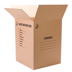 Duck Brand Kraft 24 in. H X 18 in. W X 18 in. L Cardboard Moving Box 1 pk