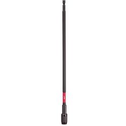 Milwaukee Shockwave 12 in. Alloy Steel Impact Magnetic Locking Bit Holder 1/4 in. Hex Shank 1 pc
