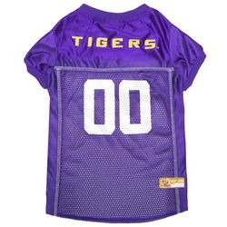 Pets First Team colors LSU Tigers Dog Jersey 2XL