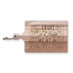 P Graham Dunn 18.25 in. L X 10.5 in. W X 1.13 in. Acacia Wood Something To Dip Cutting Board 1 pk