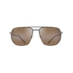 Maui Jim Sharks Cove Sunglasses Unisex Satin Sepia Frame HCL Bronze Lens Polarized