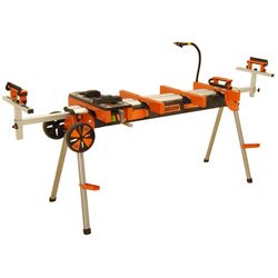 Bora Portamate Steel 116 in. L X 33 in. H X 11 in. W Miter Saw Stand Orange 1 pc