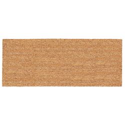 Americo Home Natural CoCo 24 in. W X 60 in. L Tan Plain Coir Door Mat
