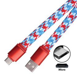 Blazing Voltz Micro to USB Cable 3 ft. Assorted