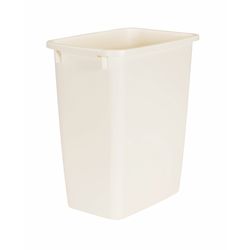 Rubbermaid 5.25 gal Bisque Plastic Wastebasket