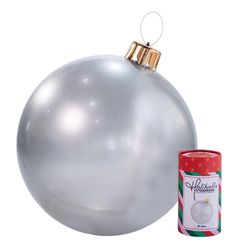 Holiball Silver 30 in. Inflatable