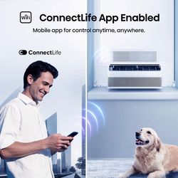 Hisense 12000 BTU 115 V WIFI Window Air Conditioner w/Remote 550 sq ft