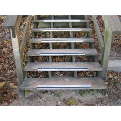 Handi-Treads 2.75 in. W X 30 in. L Powder Coated Gray Aluminum Stair Tread