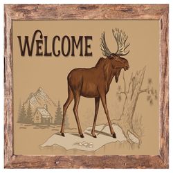 Modern Mat 32 in. W X 20 in. L Multi-Color Welcome Polyester Door Mat