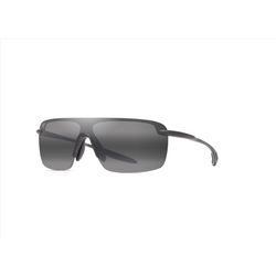 Maui Jim Palulu Sunglasses Unisex Matte Black Frame Neutral Gray Lens Polarized