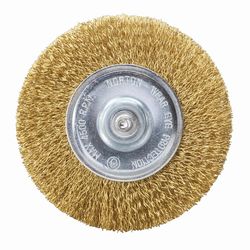 Norton Clipper 4 in. Coarse Wire Wheel Carbon Steel 4500 rpm 1 pc