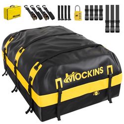 Mockins Black/Yellow 20 ft³ Roof Cargo Bag 1 pk