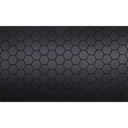 WJ Dennis Deco - Tend 24 in. W X 36 in. L Black Honeycomb Rubber Door Mat