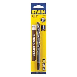 IRWIN 7/16 in. X 5-1/2 in. L High Speed Steel Drill Bit Straight Shank 1 pc
