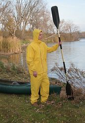 Boulder Creek Yellow PVC-Coated Rayon Three Piece Rain Suit XXX-Large 35 mil