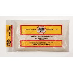 Linzer 1 in. W X 10 in. L White Lambskin Applicators